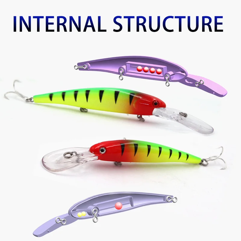 Wondershot A10 Wobler Minnow 90mm – Profundidad 8m - imagen 3