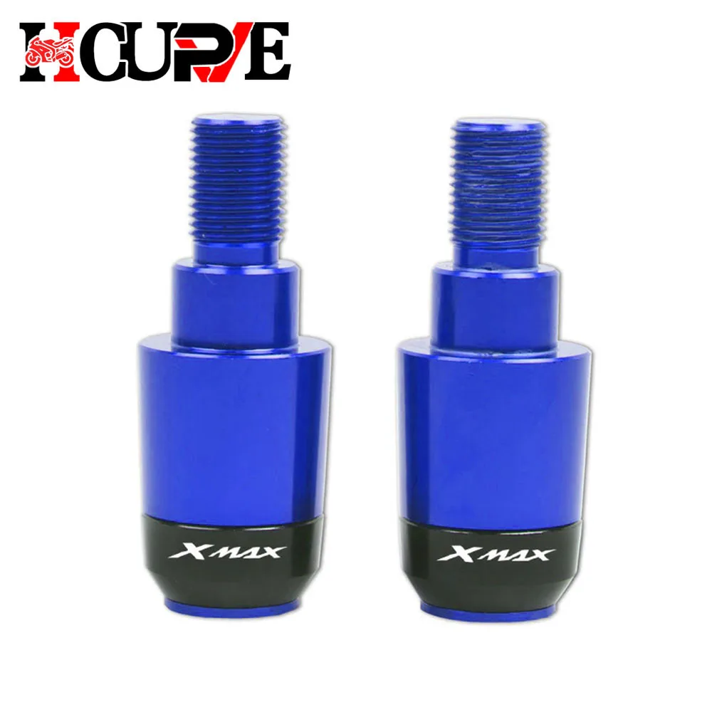 Universal Motorcycle Handlebar Grips Handle Bar Cap End Plugs For XMAX 250 125 400 X MAX XMAX250