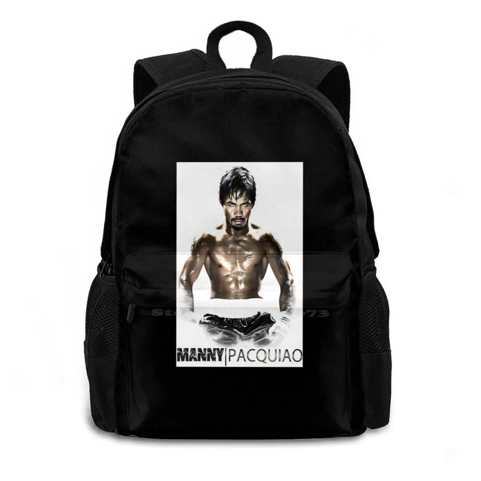 Manny Pacquiao Fan Art Backpacks For School Teenagers Girls Travel Bags Champion Manny Filipino Fight Legend Boxing Pacquiao