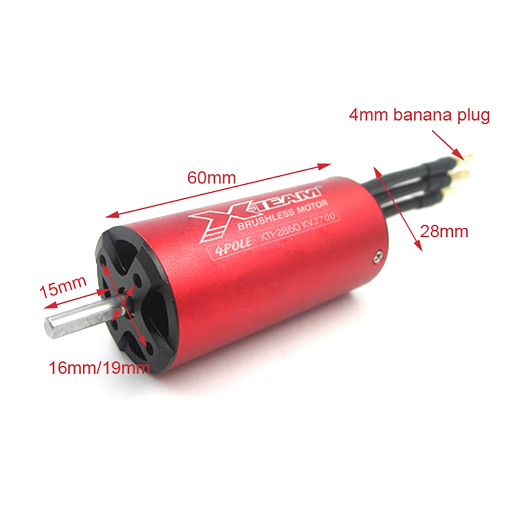 2850 KV3500 KV3100 Brushless Motor 4mm Shaft Water Cooling Jacket for RC Boat Speed Jet MONO Marine Yacht