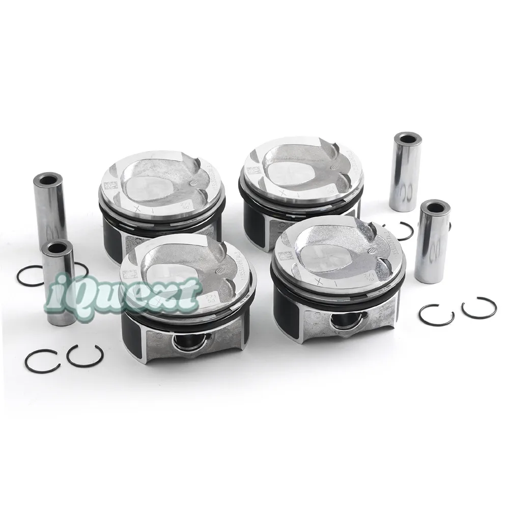 Engine Overhaul Pistons Gasket Kit for Mercedes-Benz C200 C250 E250 SLK200 CGI W204 W212 M271 1.8L L4 Turbocharged 1796CC