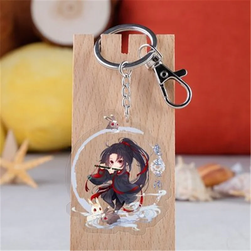 

Mo Dao Zu Shi Grandmaster of Demonic Keychain Cultivation Wei Wuxian Lan Wangji Cultivation Keyring Cosplay Accessories