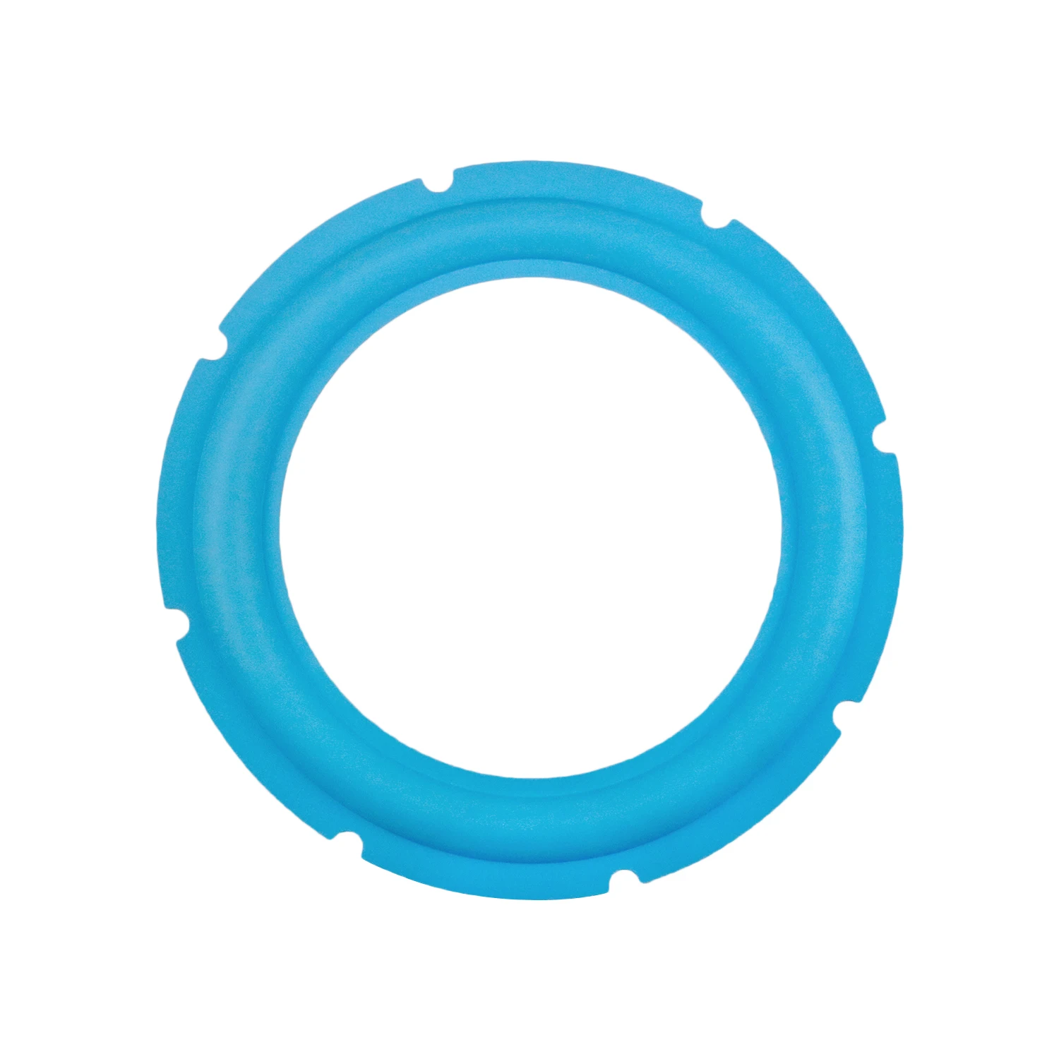 ลำโพงซับวูฟเฟอร์ขอบยางซ่อมแซมอะไหล่10นิ้ว240มม.Suspension สีฟ้าขอบแหวน2PCS