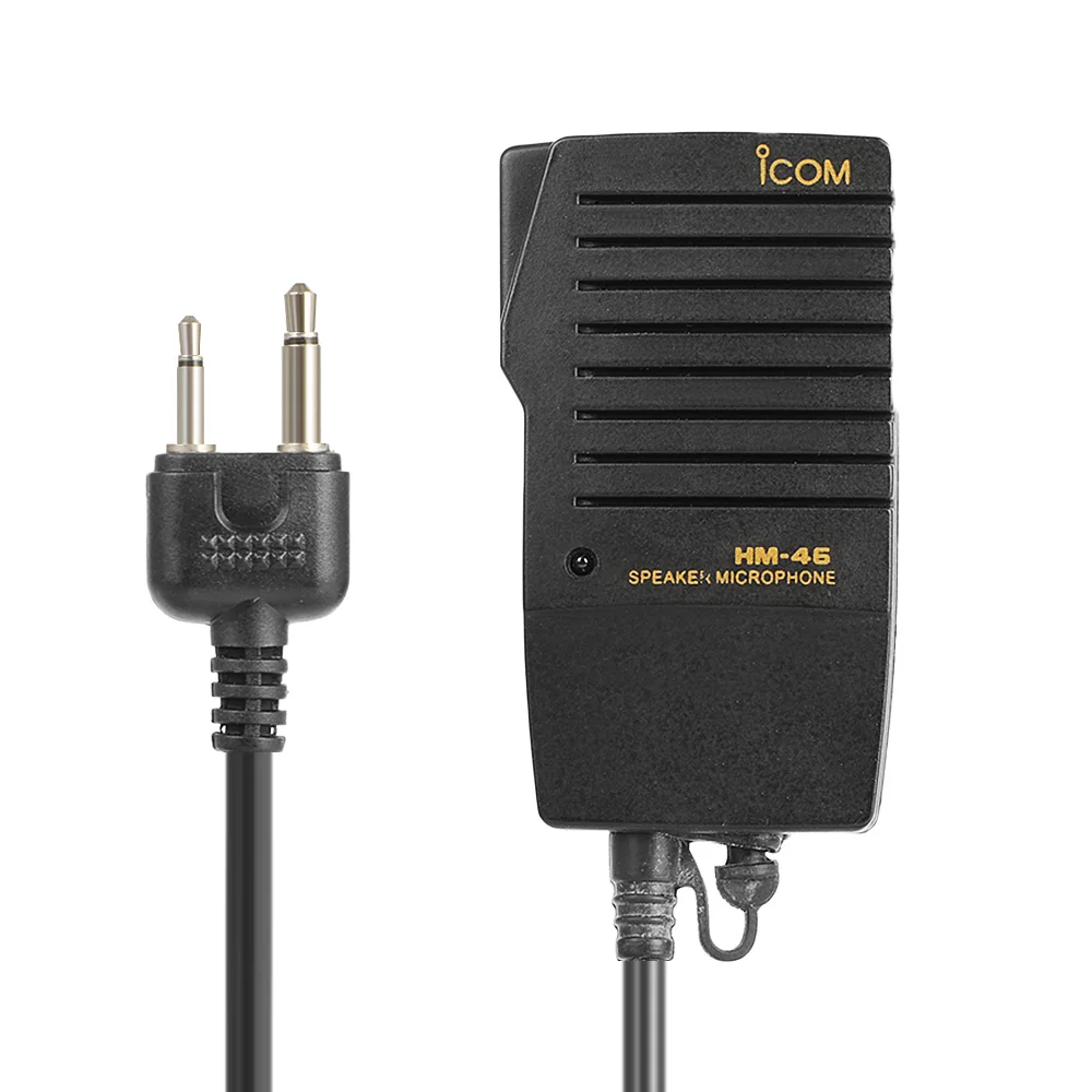 NEW for ICOM HM-46 Angle Type SP/Mic w/earphone jack for IC-V8 IC-V82 IC-V85 IC-V80