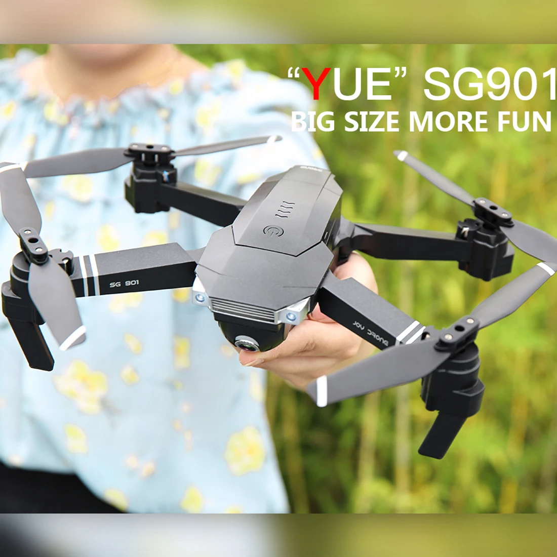 SG901 4K HD Dual Camera Drone Wide Angle GPS Follow Me Anti-shake Optical Flow WIFI FPV Foldable RC Drone квадрокоптер игрушки