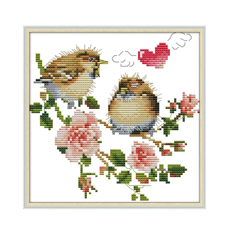 

Набор для вышивки крестом Call Of Love Aida 14ct 11ct, канва, вышивка крестиком, рукоделие, вышивка, сделай сам, ручная работа