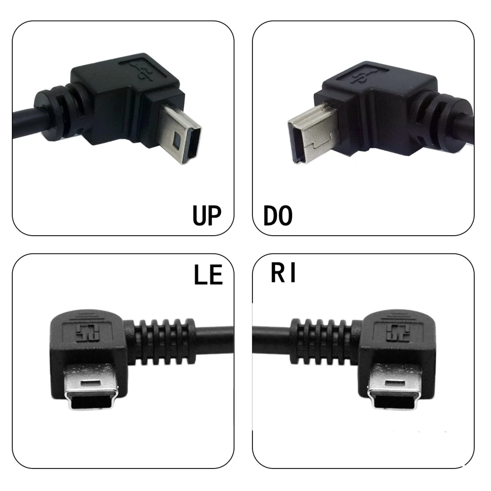 Test before send USB A Female to Mini USB B Male Cable Adapter 5P OTG V3 Port Data Cable For Car Audio Tablet For MP3 MP4