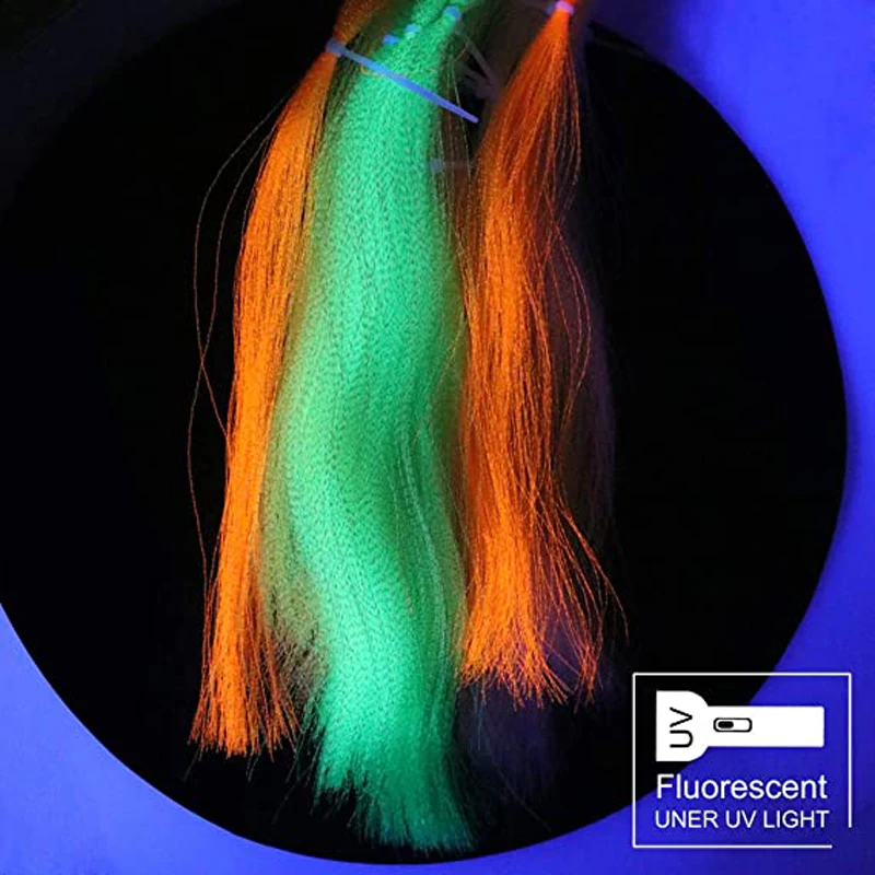 Tachuelas Wifreo Tinsel UV – Fluorescentes para pesca marrana - imagen 3