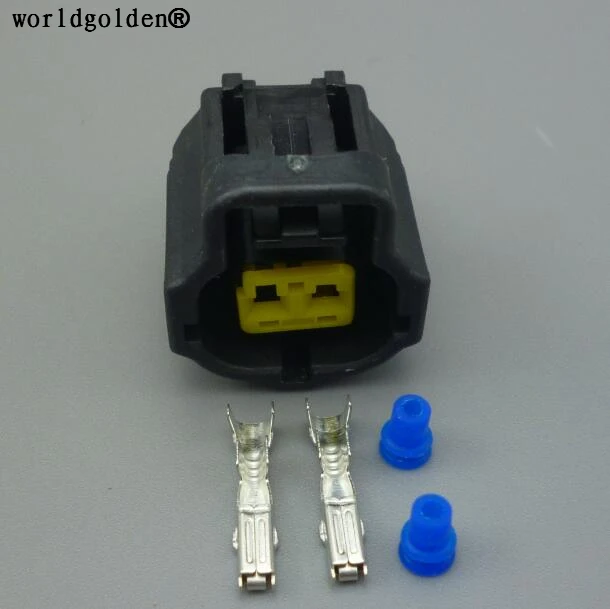 

Worldgolden 178392-6 2 Pin Female Auto Connector Use For Honda Corolla Water Temperature Sensor Toyota Engine