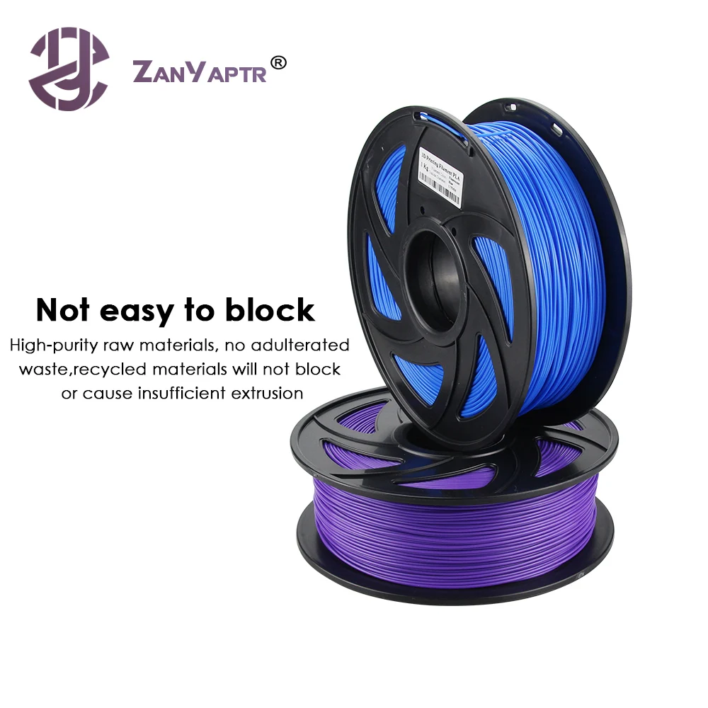 

PLA 1.75mm Filament 1KG Printing Materials Colorful For 3D Printer Extruder Pen Rainbow Plastic Accessories Black White Red Gray