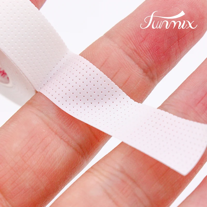 3pcs Eyelash Extension Lint Free Eye Pads Under Patches Paper Isolation White Breathable Micropore Tape