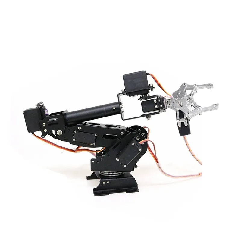 Wifi bt PS2制御8自由度マニピュレータアーム金属機械式手のアルミニウム合金ロボットマニピュレータabbアーム金属爪