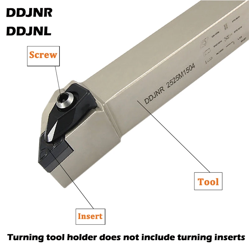 1PCS DDJNR DDJNL 1616H11 2020K1504 2020K1506 2525M1504 Lathe Cutter Turning Tool Holder Lathe Tool Holder CNC Lathe Tools