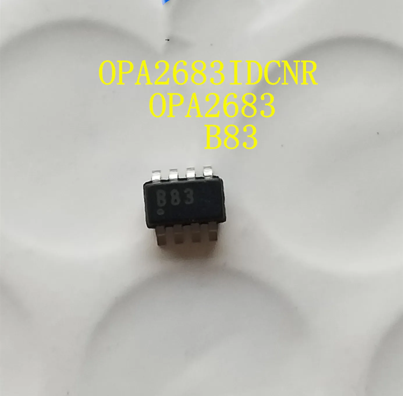 

NEW 10PCS/LOT OPA2683IDCNR OPA2683IDCNT OPA2683 MARKING B83 SOT23-8 IC