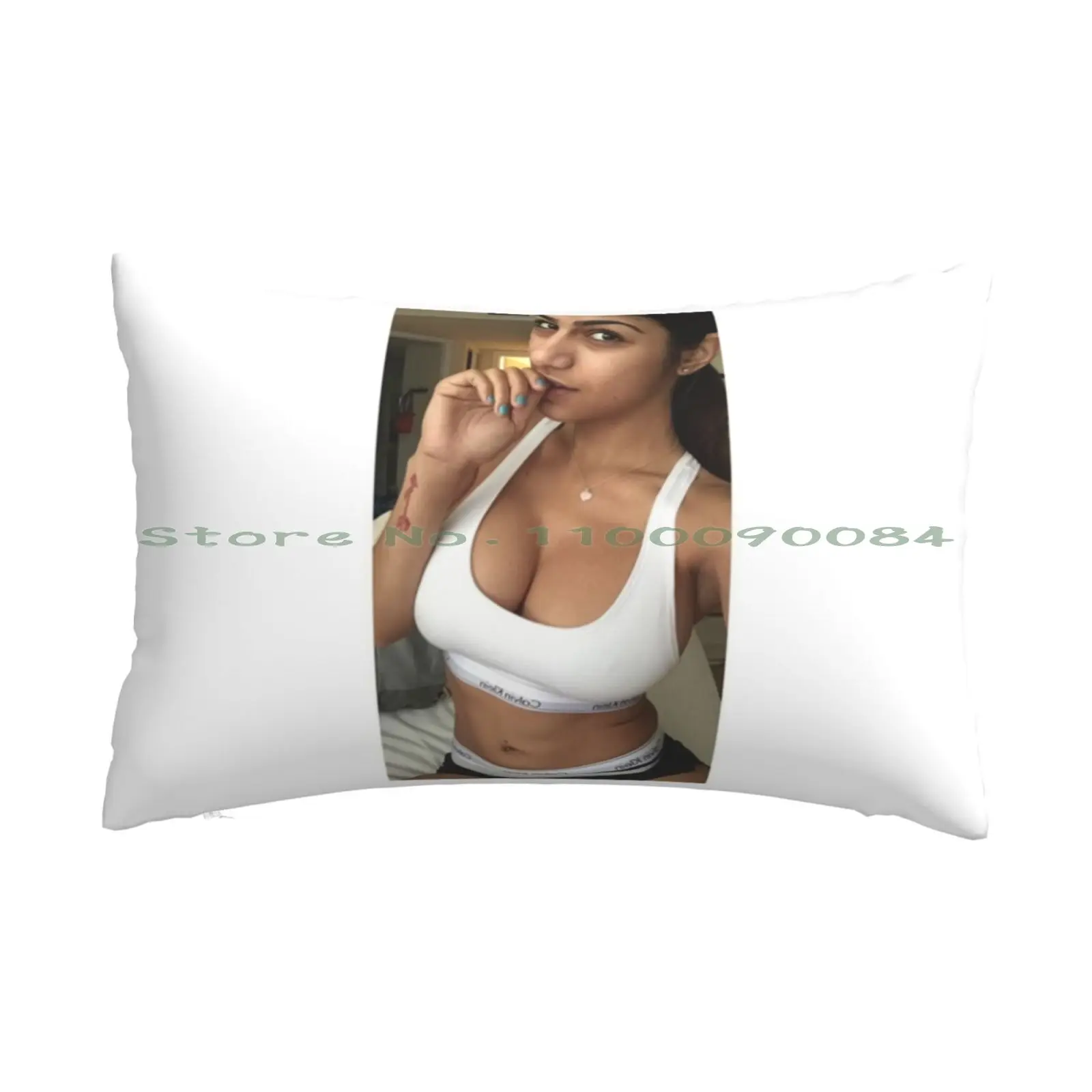 Mia Khalifa Underwear Pillow Case 20x30 50*75 Sofa Bedroom Apia Samoa South Pacific Immigration International Arrival Passport