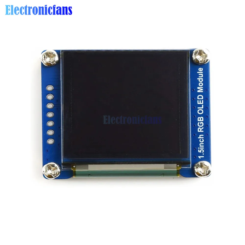 Módulo de pantalla OLED RGB de 1,5 pulgadas, controlador SSD1351, 128x128, 16 bits, compatible con Raspberry Pi /Arduino/STM32