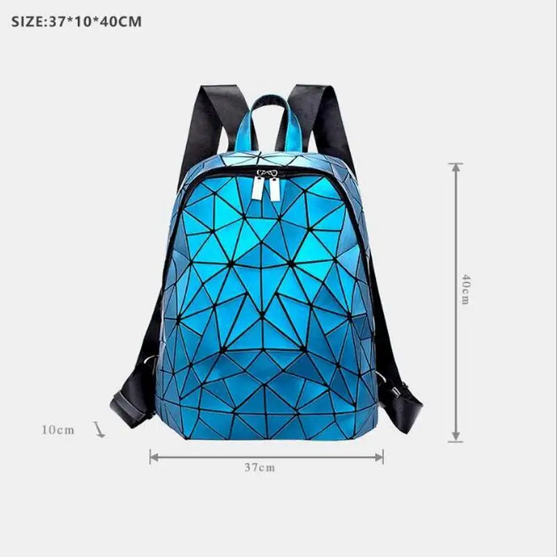 Imagem -02 - Mochila de Viagem Geométrica para Mulheres Mochilas Escolares para Meninos Moda Bolsas