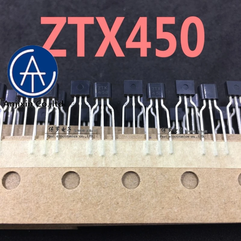 10pcs 100% orginal new real stock  Transistor ZTX450STZ ZTX450 TO-92 Strip belt