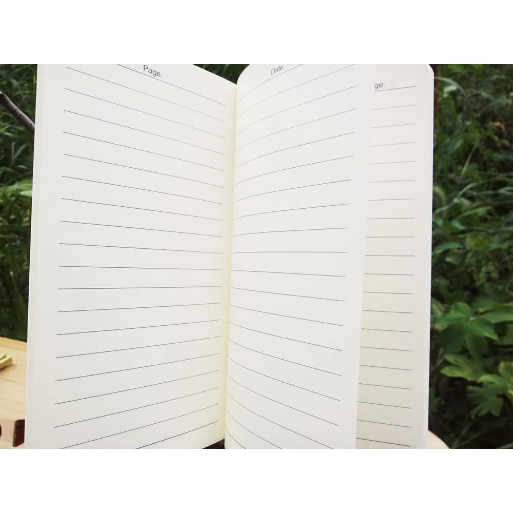 9x13.7cm Small Flower Cover Notebook Portable 24 Sheets Blank Lined Paper Journal Diary Sketchbook for School Office Stationery