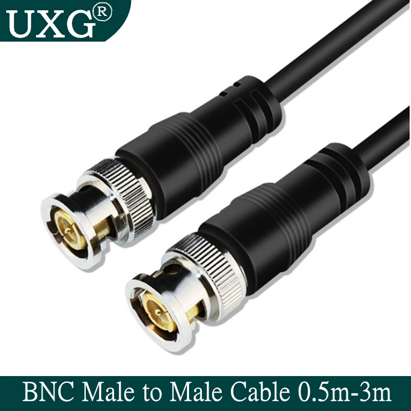 

0.5M/1M/2M/3M BNC Male To Male Adapter Cable For CCTV Camera BNC Connector GR59 75ohm Q9 HD-SDI Cable Camera BNC Accessories