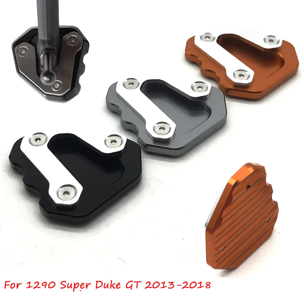 

Motorcycle CNC Aluminum Kickstand Foot Side Stand Extension Enlarge Pad Support Plate For KTM 1290 Super Duke GT 2013-2018