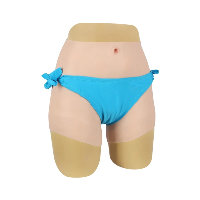 Newest Silicone Realistic Vagina Panties Shemale Crossdresser Pussy Pants Transgender Artificial Sex Fake Underwear Enhancer Hip