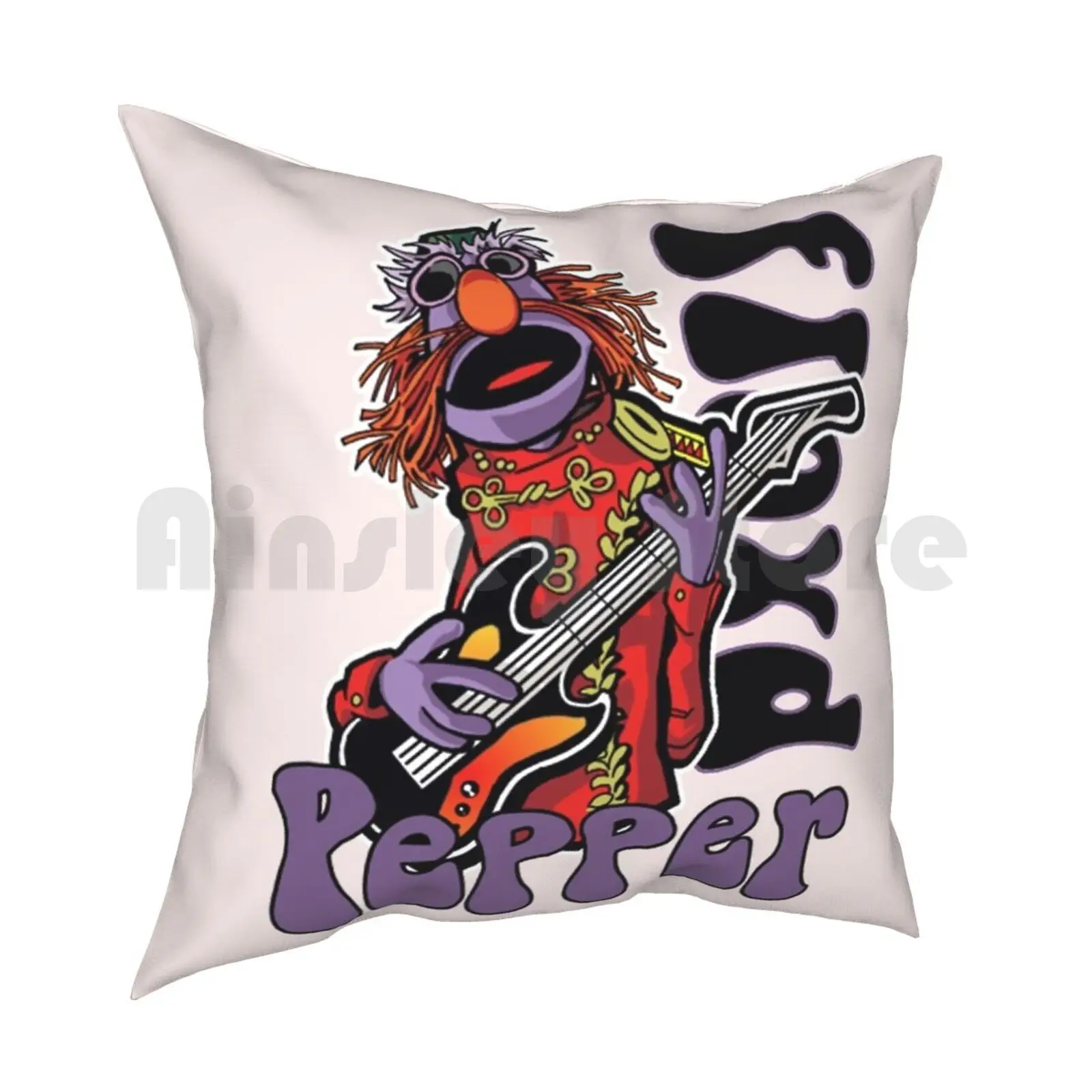 Pe-Pp-Er Pillow Case Printed Home Soft Throw Pillow Art Dr Teeth And The Electric Mayhem Jim Henson Show Music The The