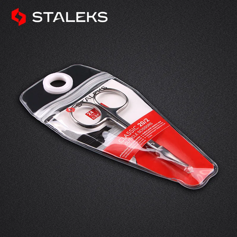 1pc STALEKS Classic 20-2 Stainless Steel Eyebrow Scissors Profession Eyelashes Nose Hair Trim Scissor Sharp Makeup Tools