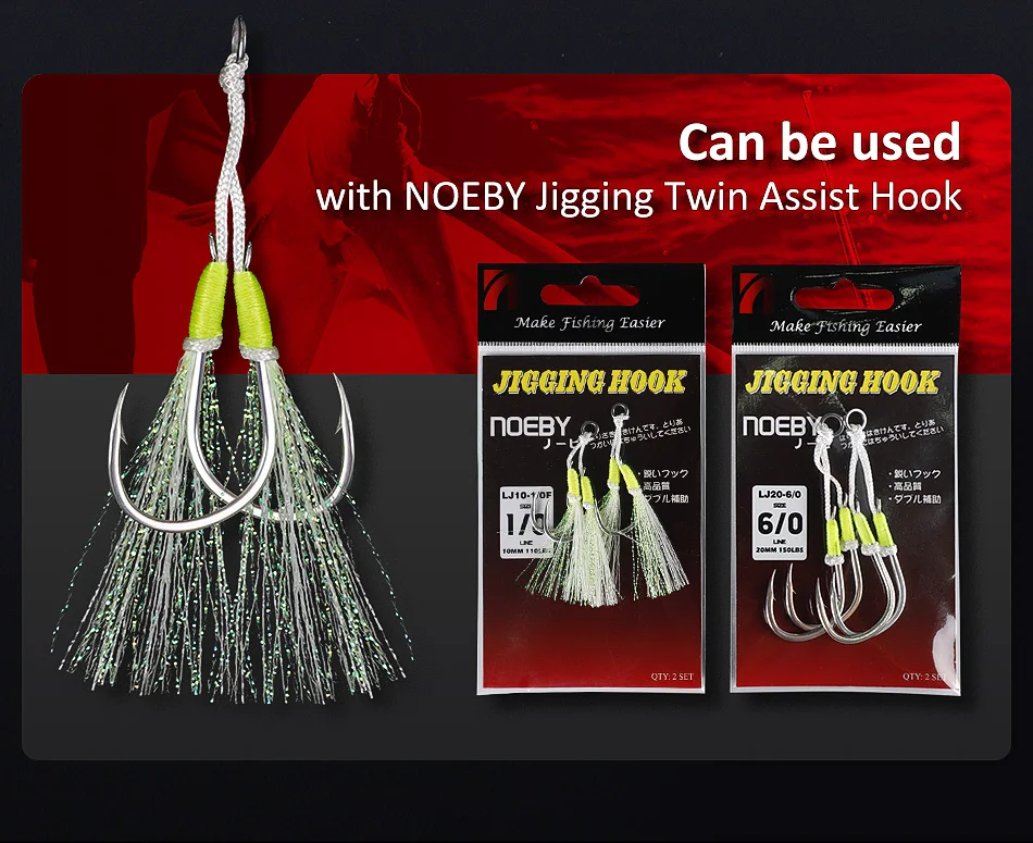 NOEBY Sinking Pencil 110 mm 46 g Shore Jigging Angelköder Künstliche harte Köder Stickbait Jig Sea Slow Jigging Angelköder – Detail 13