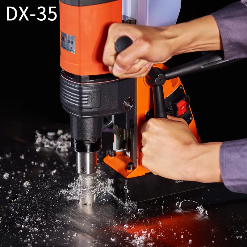 220V DX-35 자기 시트 드릴 중공 드릴 자기 드릴 휴대용 흡입 드릴