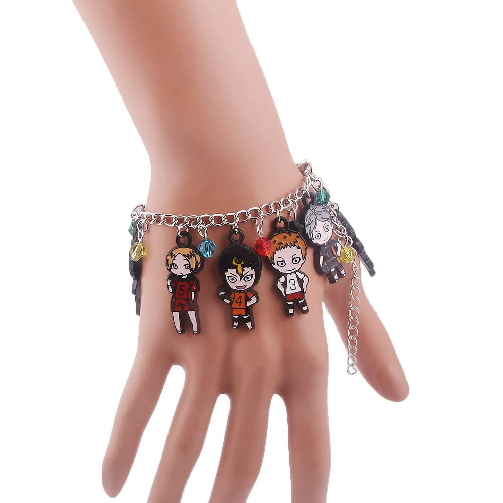 Anime Haikyuu Armband Hinata Shoyo Oikawa Tooru Kozume Kenma Tobio Kageyama Nishinoya Yuu Charme Armreif Schmuck