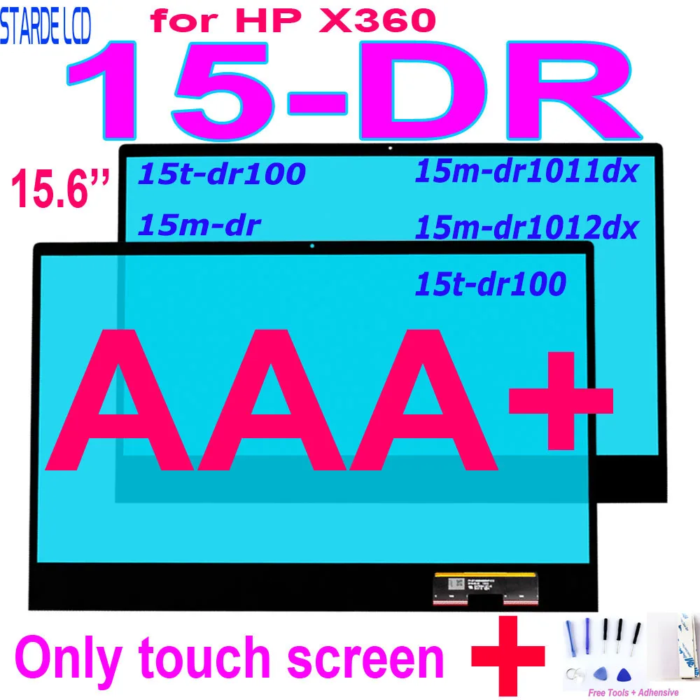 

Newest Digitizer 15.6" for HP Envy X360 15-dr Touch Screen Digitizer 15-DR 15t-dr100 15m-dr Touchscreen Replacement Part not LCD