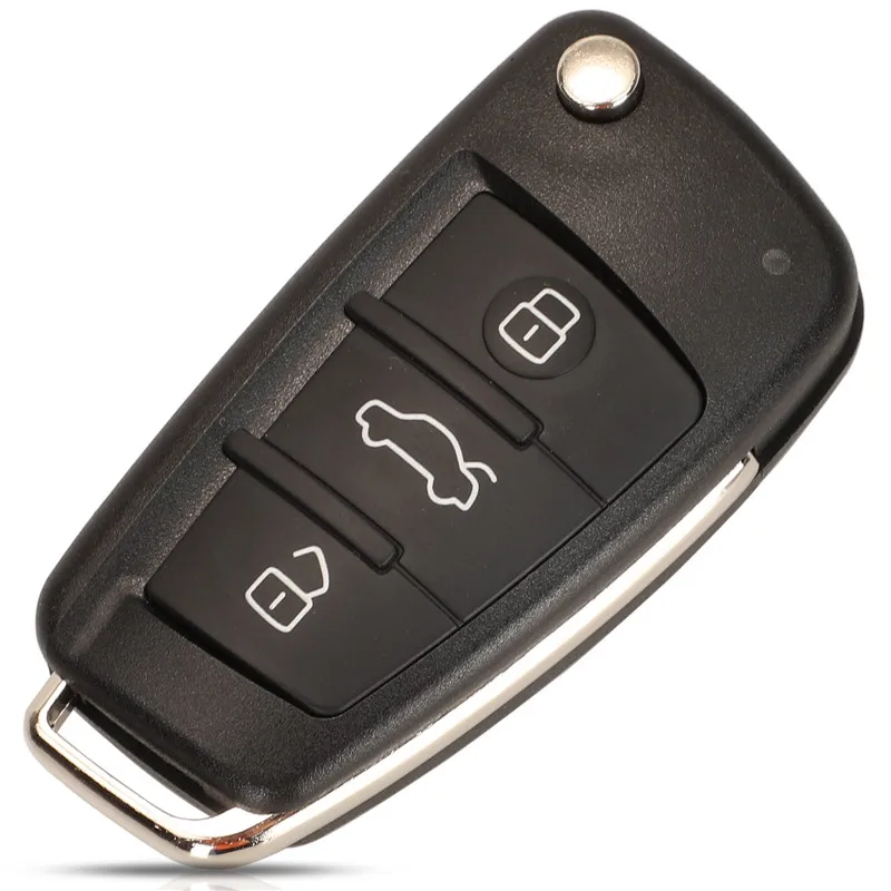 3 Buttons 315MHz/434MHz ID48 Keyless Go Proximity Flip Remote Control Key for Audi A1 Q3 8X0 837 220 8X0837220D 8X0837220C