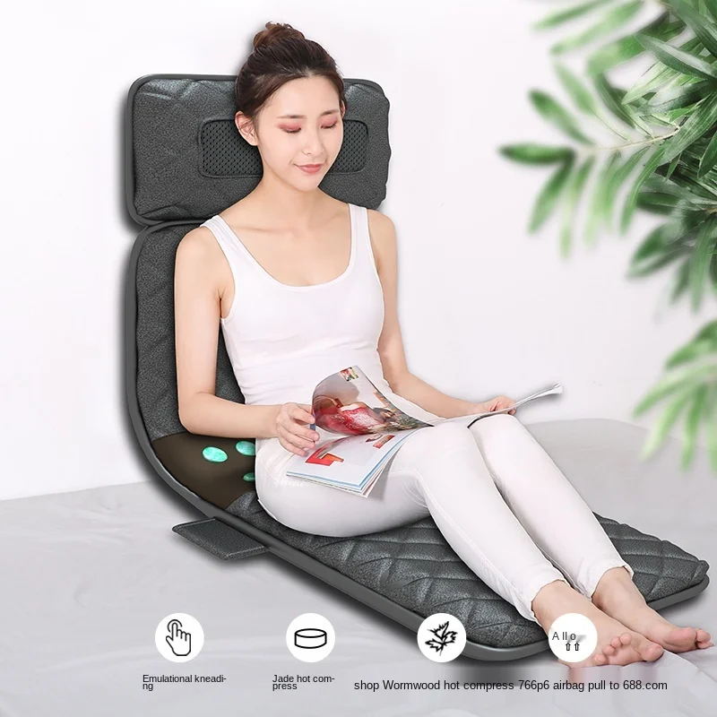 Waist and neck massage mattress seat cushion multi-functional cross border chair cushion full body electric household massager