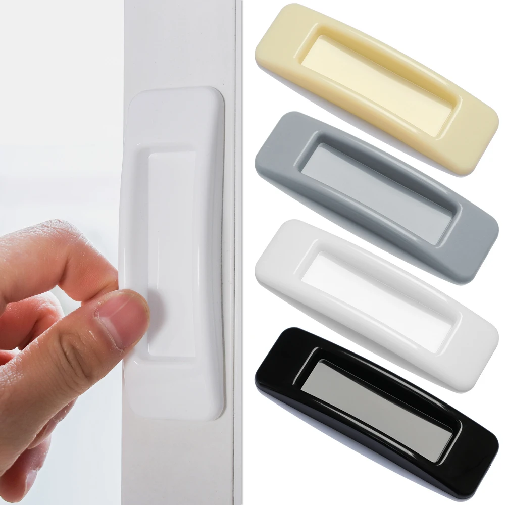 1 PC Self-adhesive Door Handles Plastic/Mental Knobs Multi-purpose Wardrobe Window Refrigerator Auxiliary Knobs Hardware