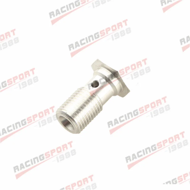 Stainless Steel Banjo Bolt Car Fittings AN3 Metric Brake Adaptor 20mm Length