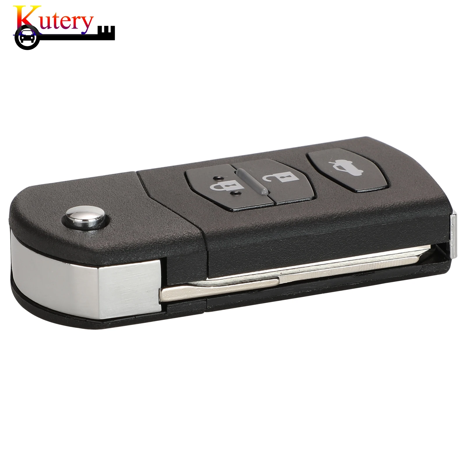 jingyuqin Remote Car Key For MAZDA 2 M2 3 M3 5 M5 6 M6 8 M8 SKE126-01/SKE126-A1 433Mhz 3 Buttons Without Chip/With 4D63 Chip