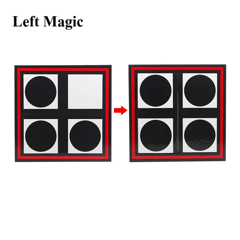 Funny Dot Change On The Board Magic Tricks Dot Changing Color Magic Props Stage Magic Props Illusions Accessories Gimmick Comedy