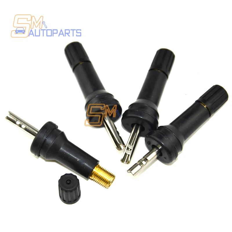 4pcs TPMS Valves for Nissan Patrol Tire Valves for TPMS sensor Rubber Tubeless Valve Stem for Tire Pressure Monitoring System