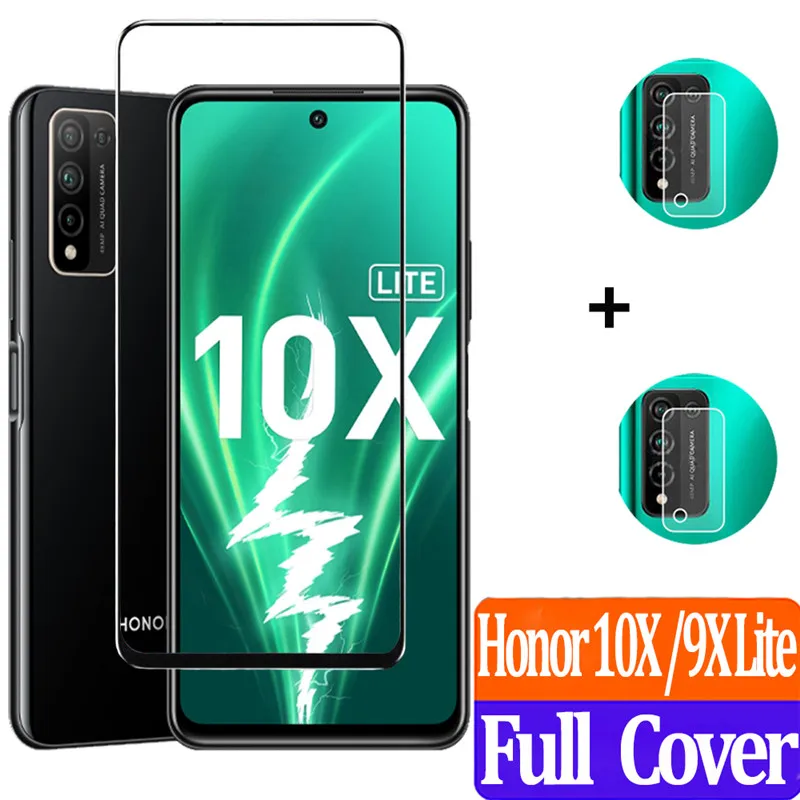 Camera Protective Film+Glass For Honor 10X Lite Screen Protectors 9D Tempered Glass Honor10 X 20 Pro Light Honor10X Lite Glass