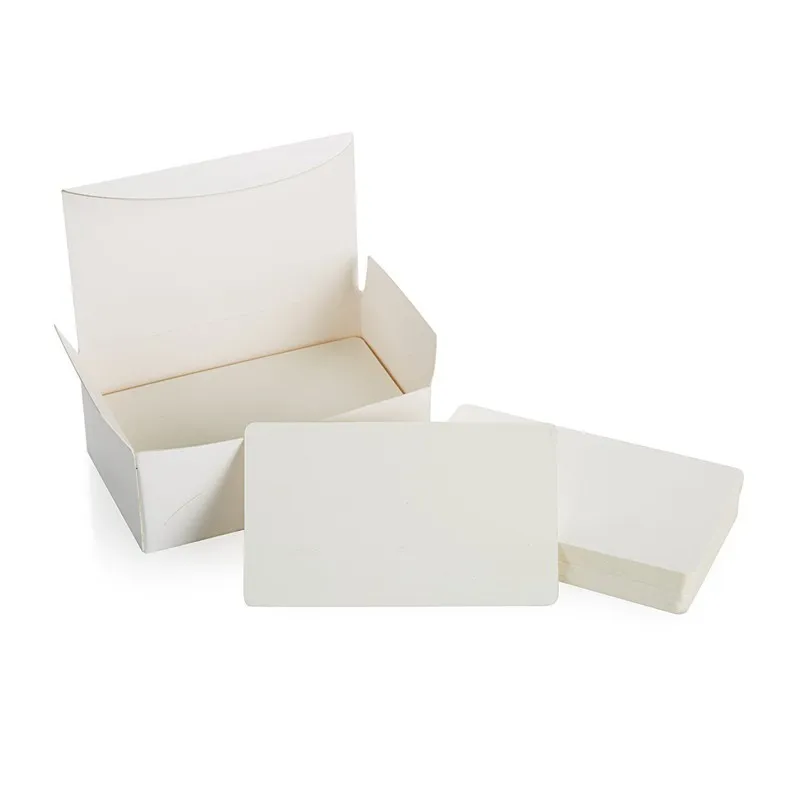 

Blank White Cardboard paper Message Card Business Cards Word Card DIY Tag Gift Card About 100pcs (White)