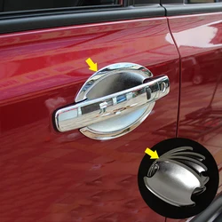 For Nissan X-Trail T31 2008 2009 2010 2011 2012 2013 ABS Plastic Door Handle Bowl Sticker Cover Trim Car Styling Accessories