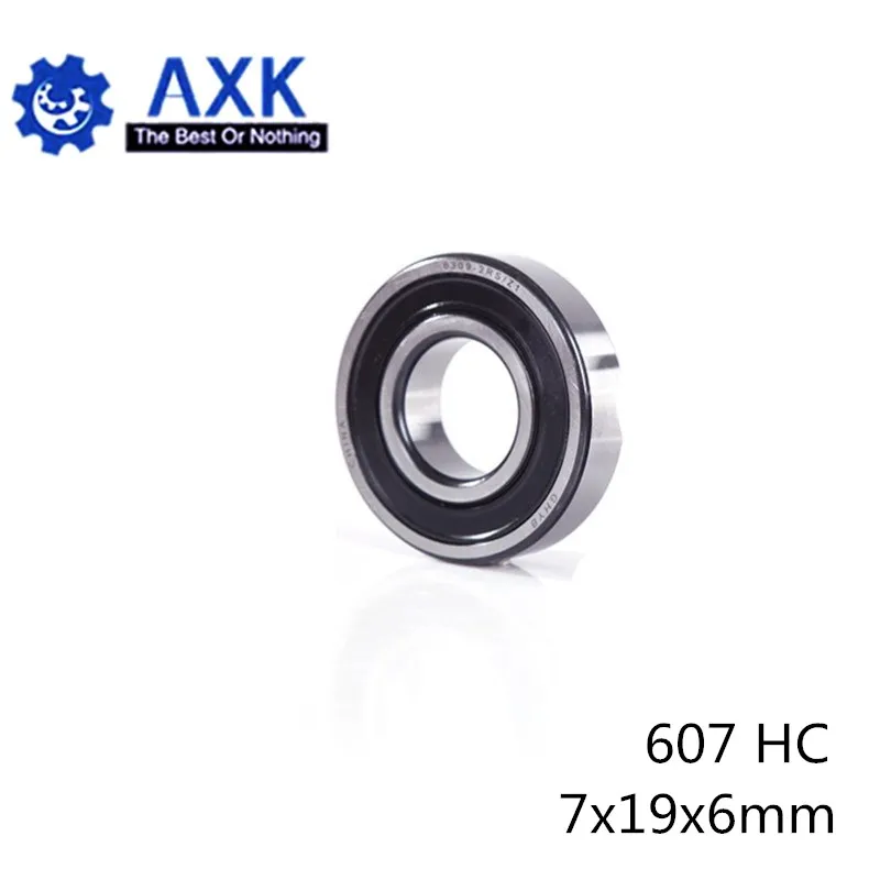 

607 Hybrid Ceramic Bearing 7*19*6 mm ABEC-1 ( 1 PC) Industry Motor Spindle 607HC Hybrids Si3N4 Ball Bearings 3NC 607RS