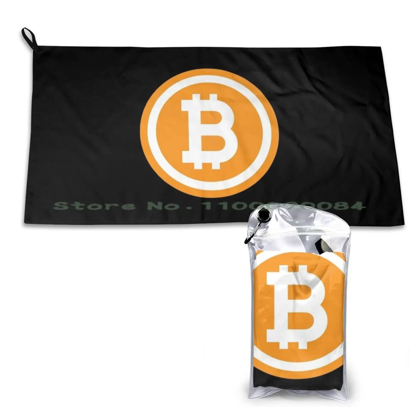 Best Seller-Bitcoin Quick Dry Towel Gym Sports Bath Portable Shib To The Moon Shib Hodler Shib Holder Doge Killer Coin The Coin