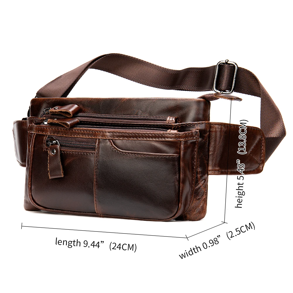 Imagem -04 - Mva-bolsa de Cintura de Viagem Vintage Masculina Pequena Bolsa de Ombro Casual Masculina Bolso de Bolso