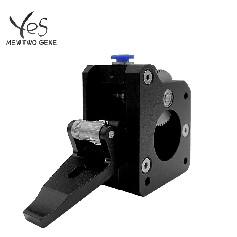 BM G Ganzmetall-Dual-Drive-Extruder aus gehärtetem Stahl, Getriebe, geklonztes Bontech Bowden für 1,75 mm Mk8 Ender 3 Prusa I3 Anet E10 DIY – Detail 6