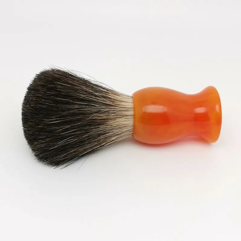 TEYO Black Badger Hair Shaving Brush For Double Edge Razor Shaving Cream