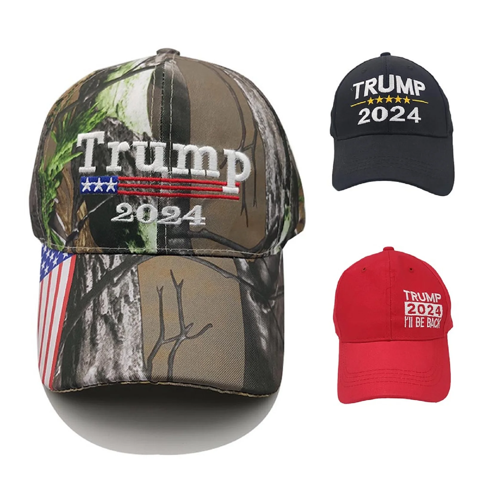 

Sports Cap Knitted Hat Trump 2024 Hat Keep America Great Hat Camo Embroidered Trump Hat For Cycling Tennis Baseball Trump Hat