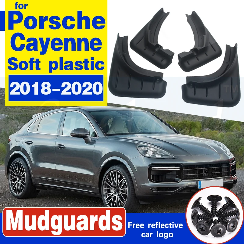 

Mudguards for Porsche Cayenne PO536 2018~2020 Mudflap Fender Mud Flaps Guard Splash Car Front Rear wheel Accessories