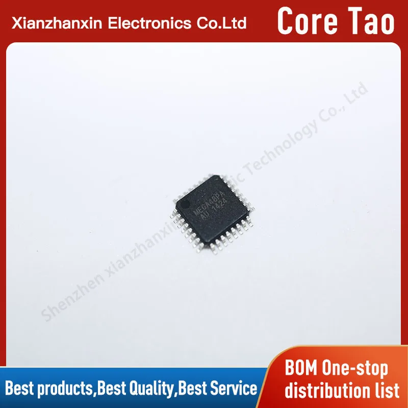 1~5PCS/LOT ATMEGA48PA-AU MEGA48PA-AU ATMEGA48PA TQFP32 MCU patch controller IC chip